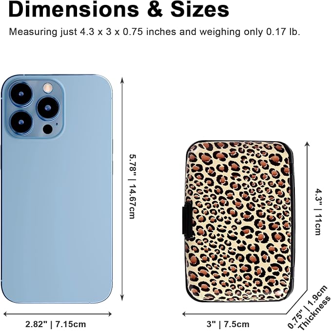 Credit Card Holder Small RFID Blocking Wallet Business Metal Slim Mini Aluminum Hard Case for Women Men