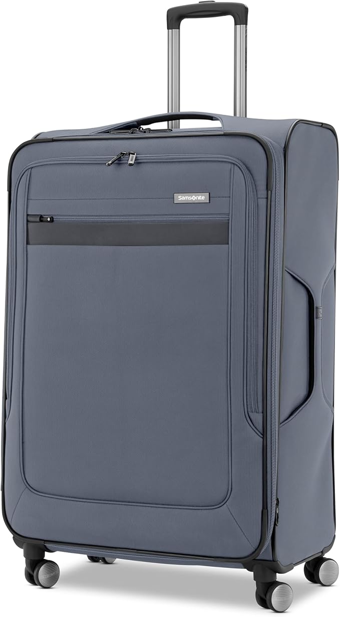 Samsonite Ascella 3.0 Softside Expandable Luggage with Spinner Wheels, 3-Piece Set (20/25/28), State/Black