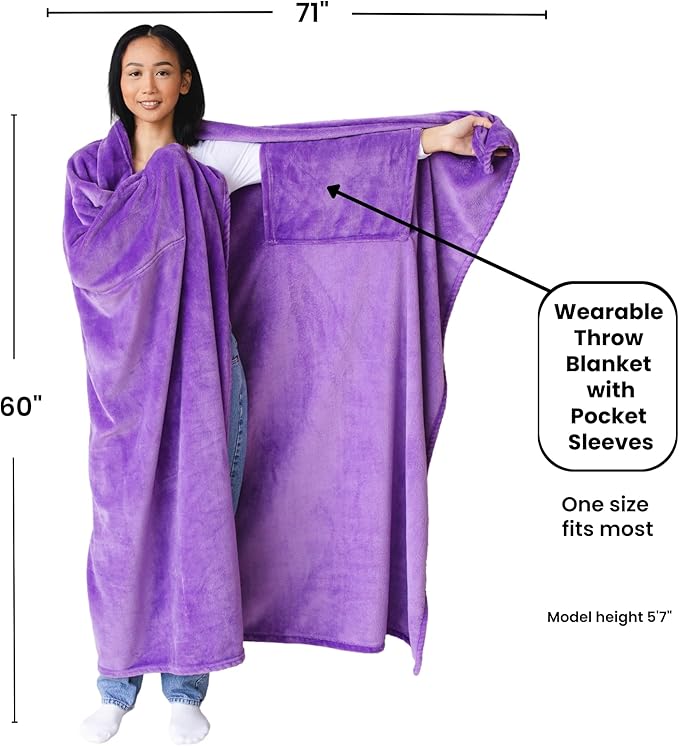 Wearable Blankets for Women, Adult Wearable Blanket Men, Mother's Day Gifts for Her, Wife Birthday Gift Ideas