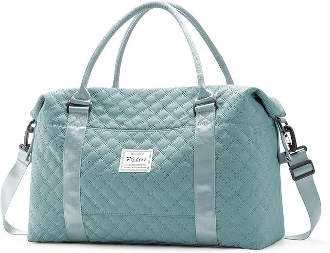 HYC00 Travel Duffel Bag,Carry-on Overnight Weekender Bags for Women,Sports Tote Gym Bag with Wet Pocket