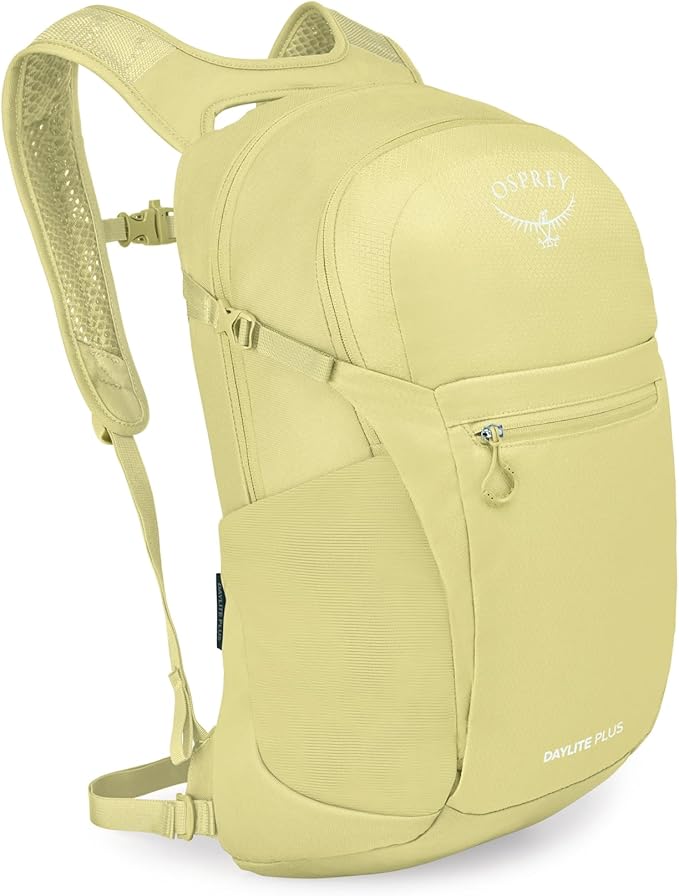 Osprey Daylite Plus Commuter Backpack – Lightweight, Everyday Pack with Laptop Sleeve and Water Bottle Pockets – Ideal for Work, School, and Travel with Versatile Storage Options, Wander Yellow