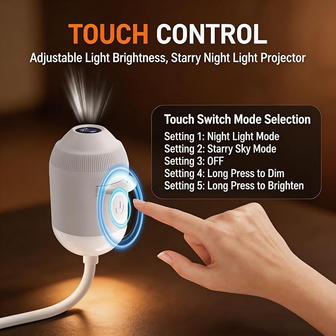 2-in-1 Galaxy Projector Night Light, Smart Dynamic 5D Holographic Night Light Projector, 360° Rotating Plug and Play Star Projector,Mini Galaxy Projector for Bedroom Ceiling Wall Room Decor (12 Films)