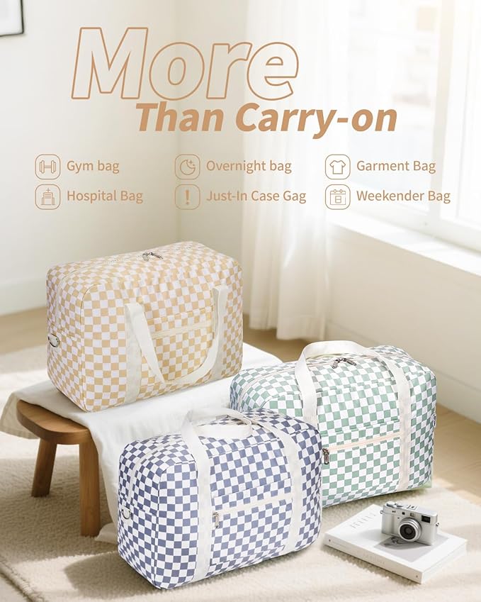 For Spirit Airlines Personal Item Bag 18x14x8 Foldable Travel Duffel Bag Tote Carry on Luggage Duffle Overnight for Women and Men