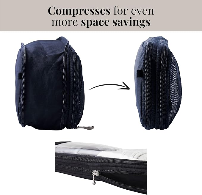 Baggallini Long Compression Cube - Lightweight Compression Packing Cube for Travel