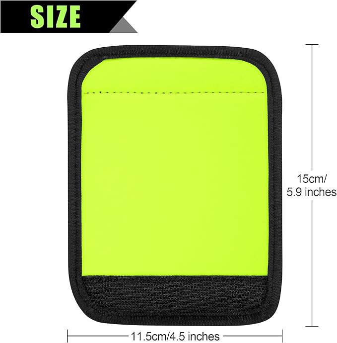 6 Pack Luggage Handle Wrap, Luggage Handle Wraps for Suitcase, Bright Green Luggage Tags, Suitcase Tags identifiers for Travel Accessories
