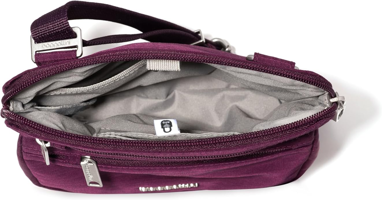 Baggallini womens Securtex Anti-theft Crossbody