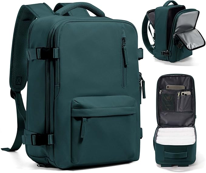 WONHOX Large Travel Backpack Carry on Flight Approved Laptop Work Business Backpack for Women Men Mochila de Viaje