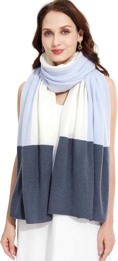 Soft Cashmere Blend Wrap Chic Scarf Stole for Women Wayfarer Travel Extra Large 87"x28"