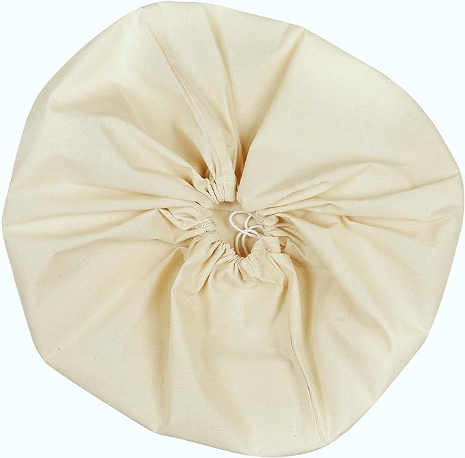 Urban Villa Laundry Bags 2-Pack 28”x36" Extra-Large Cotton Canvas Heavy Duty Washable Durable Travel Laundry Sacks with Drawstring Closure Reusable Hamper Liners for Dirty Clothes Delicates & Lingerie