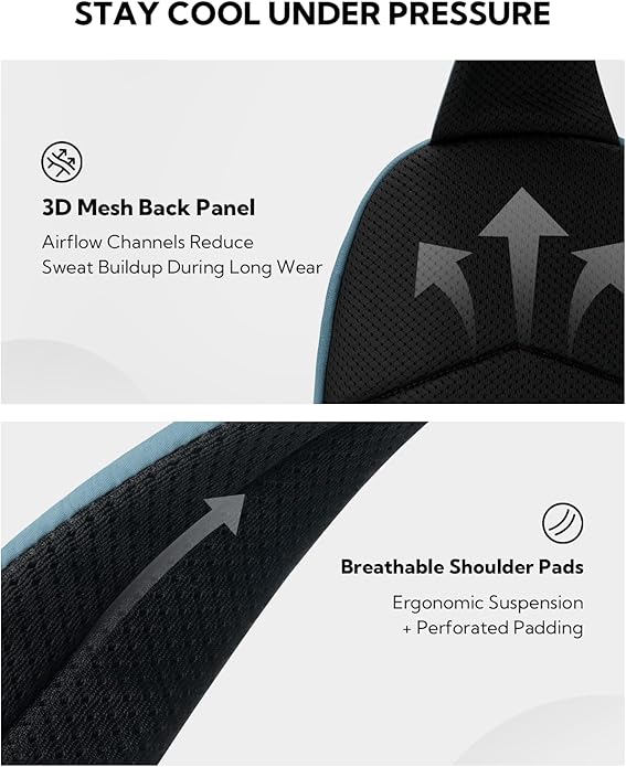 WATERFLY Small Crossbody Sling Backpack: RFID Blocking Anti Theft Sling Bag Travel Daypack Man Woman