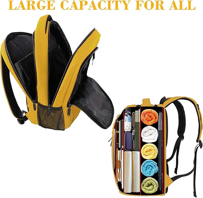 MATEIN Travel Laptop Backpack, Sturdy Anti Theft College School Backpack for Girls Boys, Water Resistant 15.6 Inch Computer Daypack Student BookBag Gift for Women and Men
