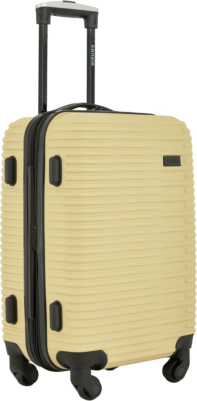 kensie Women's Hillsboro Luggage & Travel Bags Set, Dried Moss, 20" Carry-On