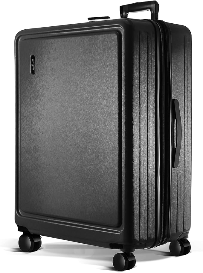 28 Inch Luggage with Spinner Wheels, Hard Shell Suitcase with TSA Locks for Luggage, Travel Large Suitcase, Expandable Hard Shell Suitcases, Jet Black