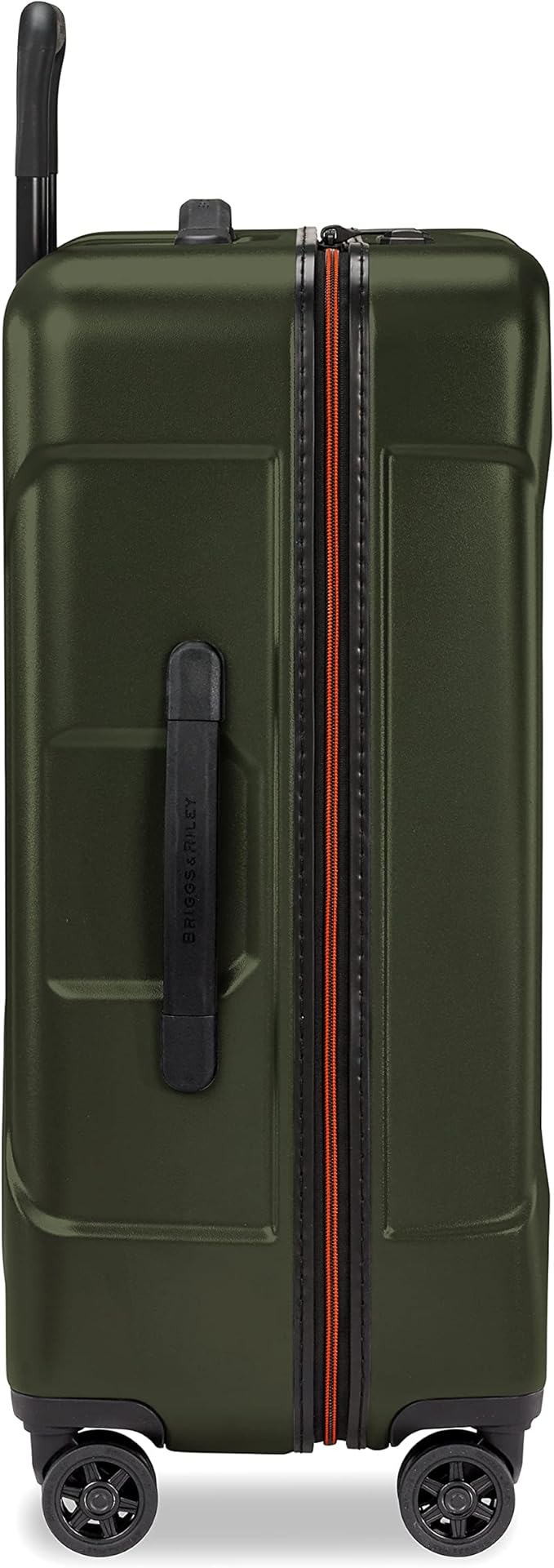 Briggs & Riley 27" Medium Spinner - Checked Luggage for Travel, Suitcases with Wheels, Hardside Rolling Bag for Men & Women, Self-Repairing Zipper - Torq Collection, Hunter Green