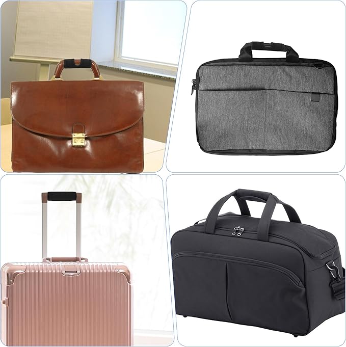 2 Pcs Luggage Handle Wraps Soft Suitcase Handle Wraps Luggage Identifiers Luggage Handle Covers Luggage Markers Luggage Handle Grips Wraps for Travel Suitcase Trolley Case