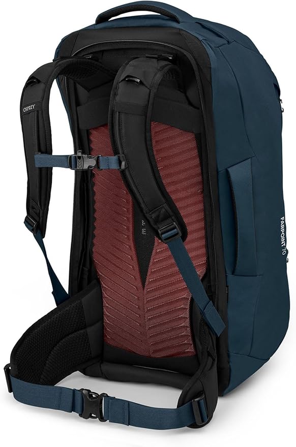 Osprey Farpoint 70L Men's Travel Backpack, Muted Space Blue
