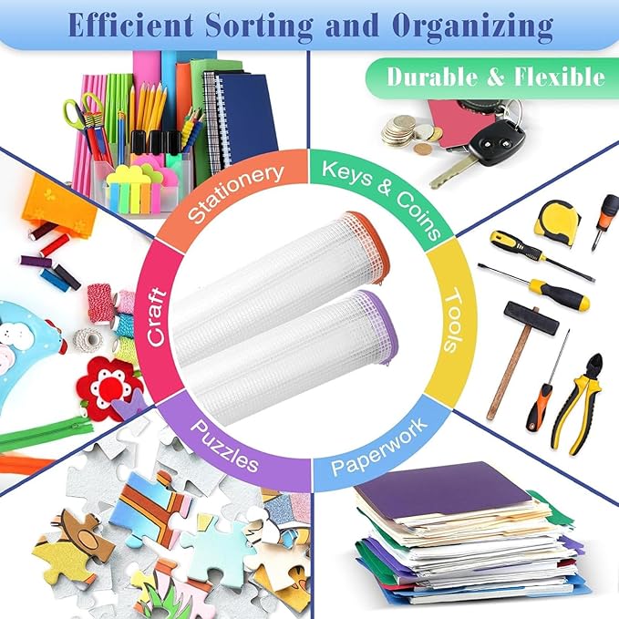 Jetec 32 Pcs Mesh Zipper Bags Toy Storage Bikini Organizer Bag Bolsas Para Guardar Trajes De Bano Waterproof Zipper Reusable Pouch Puzzle Multipurpose for Storage Office(Cute Color,9 x 7 Inch)