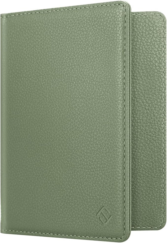 FINTIE Passport Holder, Slim Travel Wallet RFID Blocking Card Case Cover Passport Cover Protector Essentials with Credit Card Slots for Women/Men | Slim, RFID Blocking, Card Case Cover, Essentials, Credit Card Slots