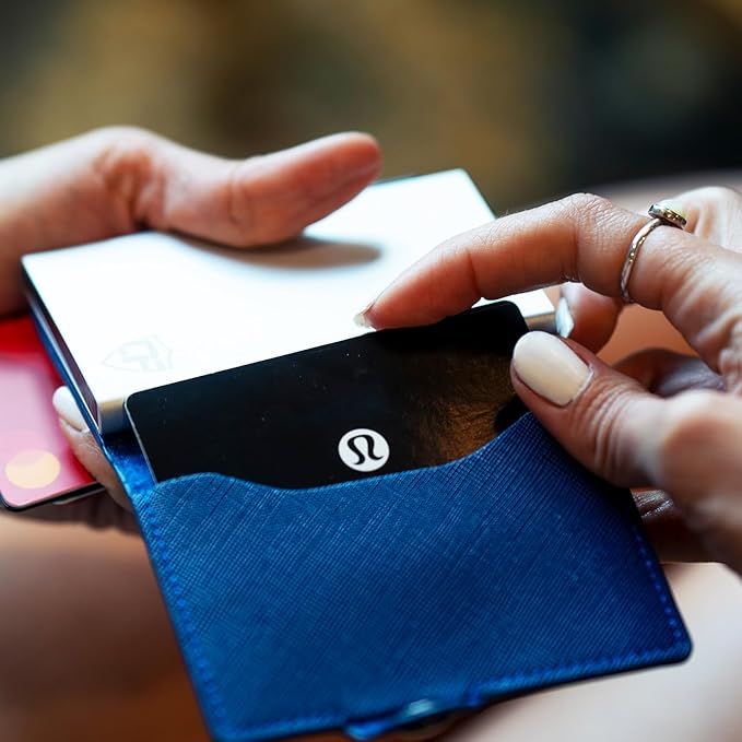 Conceal Plus Pop Up Wallet for Women – Slim Wallet for Small Purse & Crossbody Bag with Quick Card Access and RFID Blocking – Compact Card Holder (4-6 Card Capacity)