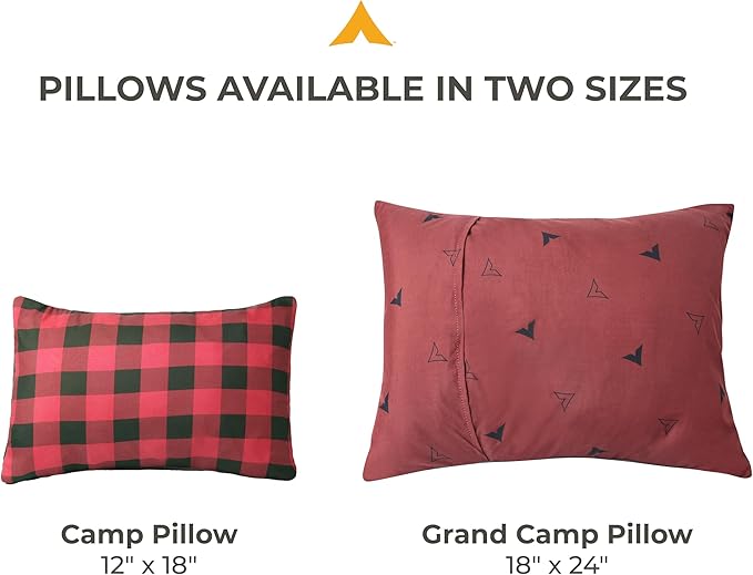 TETON Sports Camp Pillow; Great for Travel, Camping and Backpacking; Washable, Color