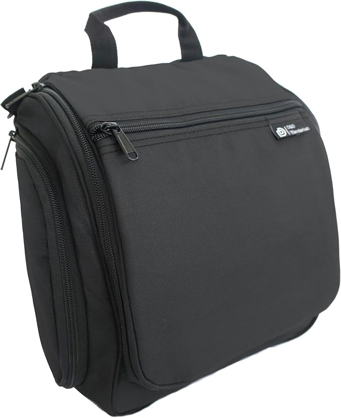 D&D Wanderlust D&D Hanging Travel Toiletry Bag for Men and Women – Cosmetics, Makeup and Toiletries Organizer Kit with 10 Compartments