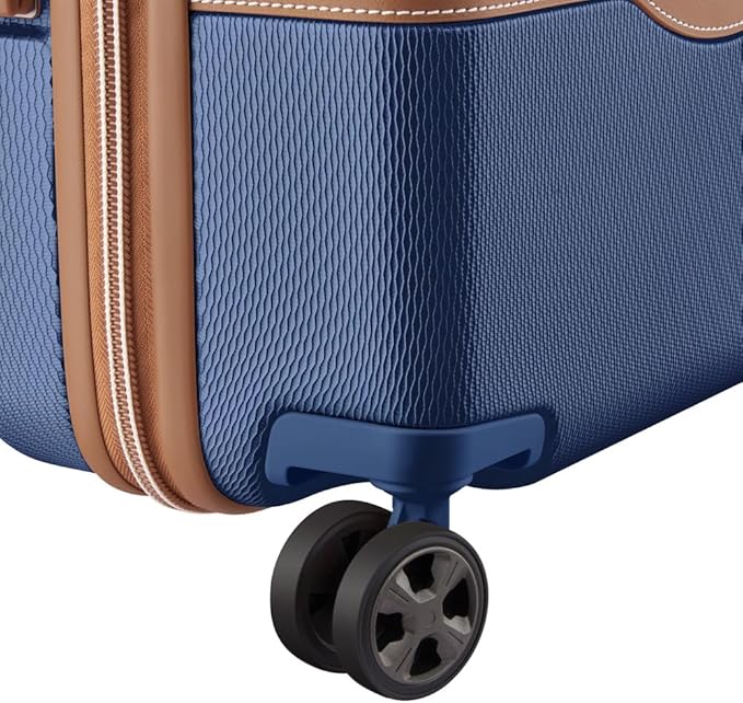 DELSEY PARIS Chatelet Air 2.0 Hardside Luggage with Spinner Wheels, Navy Blue, Carry on Plus 20 Inch