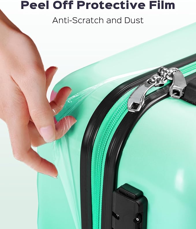 Suitour Luggage Set 3 piece,Hardside Lightweight Suitcase Sets with Spinner Wheels & TSA lock,Luggage sets for woman
