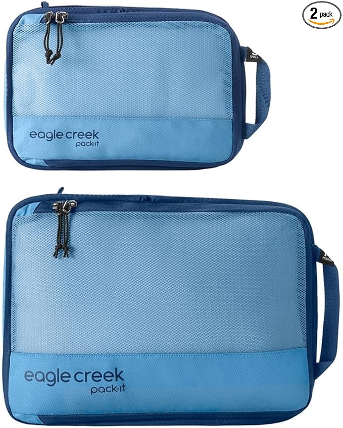 Eagle Creek Pack-It Isolate Compression - Lightweight Cube for Optimizing Luggage Space - Easy-Grab Zipper - Convenient Top Handle - Recycled Materials - Small