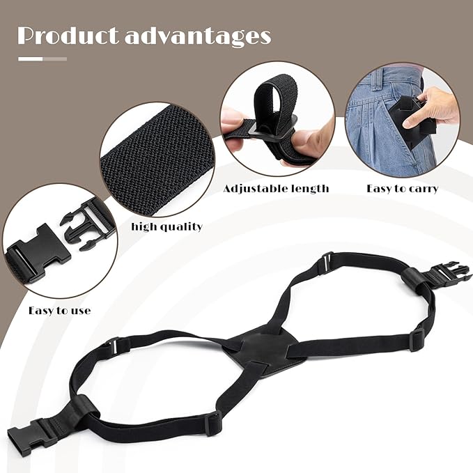 2 Pack Luggage Straps for Suitcases, Adjustable Elastic Travel Belt with Buckles, Secure Carry-On Bags Connect Two Luggage, Suitcase Bungee Straps Suitcase Accessories for Travel & Moving