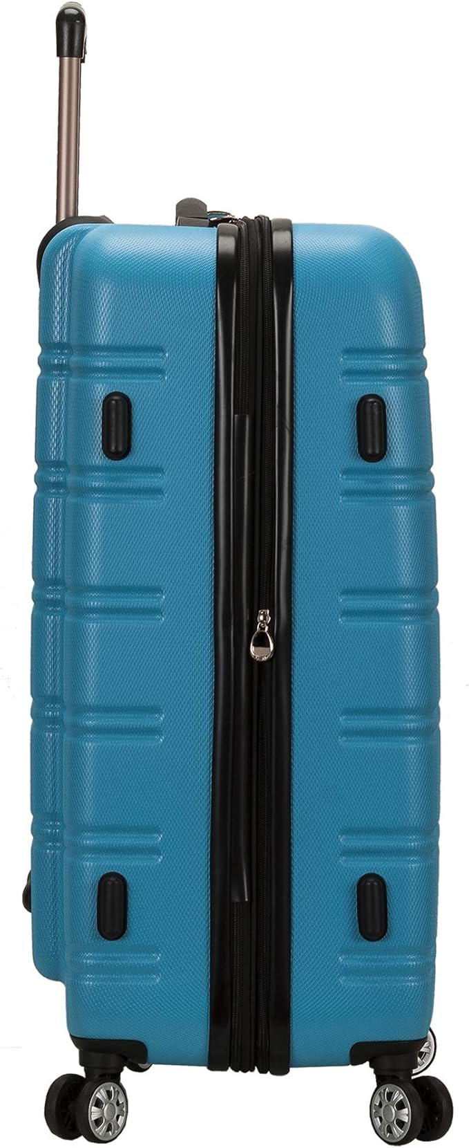 Rockland Melbourne Hardside Expandable Spinner Wheel Luggage, Turquoise, 3-Piece Set (20/24/28)