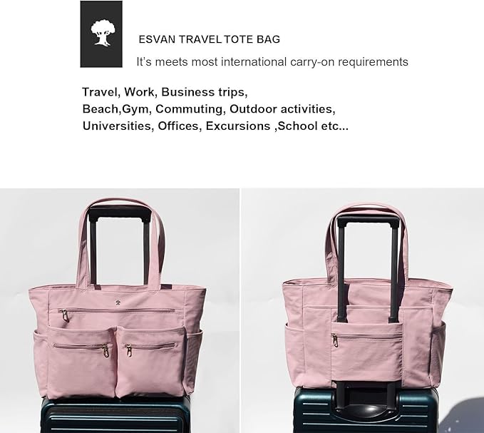 Weekender Bag Carry On Bag Overnight Tote Travel Duffle with 13 Pockets for Travel,Work，Gym,Beach,Teacher,Nurse