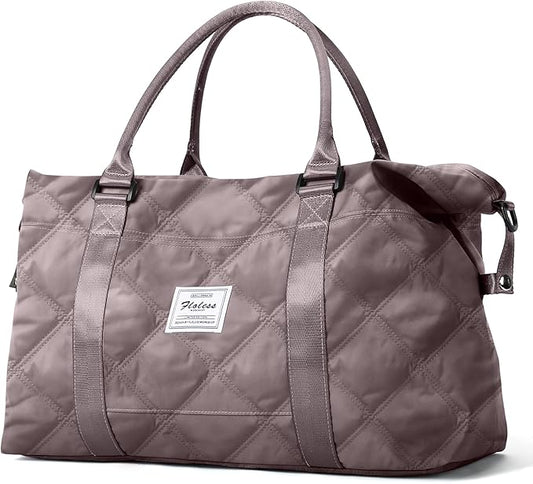 HYC00 Travel Duffel Bag,Carry-on Overnight Weekender Bags for Women,Sports Tote Gym Bag with Wet Pocket