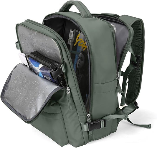 WONHOX Large Travel Backpack Carry on Flight Approved Laptop Work Business Backpack for Women Men Mochila de Viaje