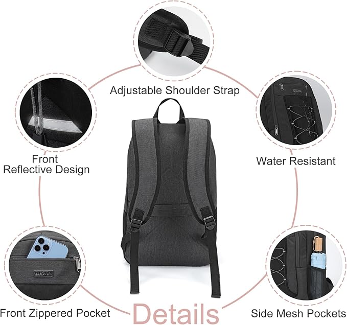 MAXTOP Travel Backpack Laptop Back Pack College Bookbag Anti-theft Backpacks Water Resistant Work Business Backpacks
