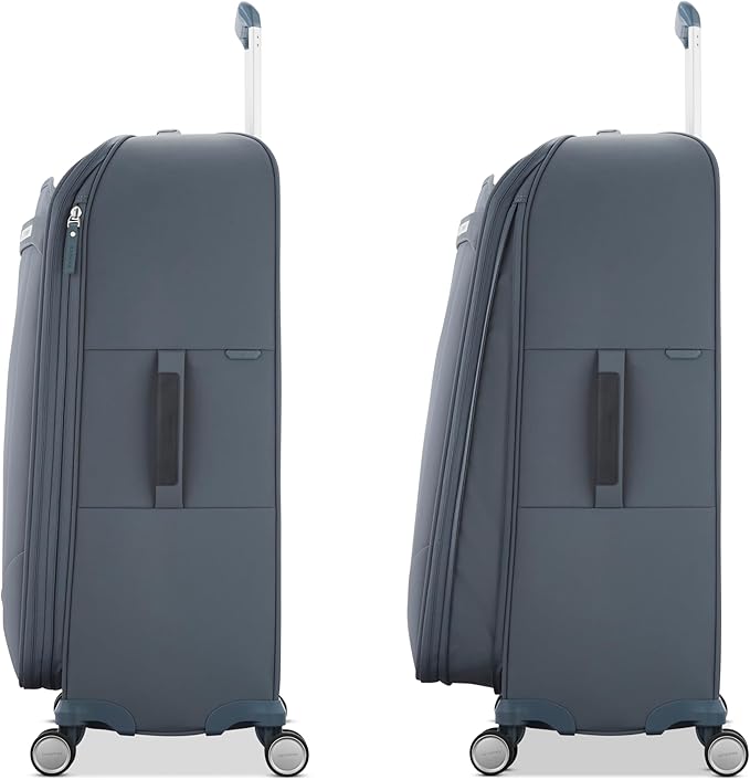 Samsonite Elevation Plus 22-Inch Carry-On - Expandable Softside Spinner Luggage - Slate