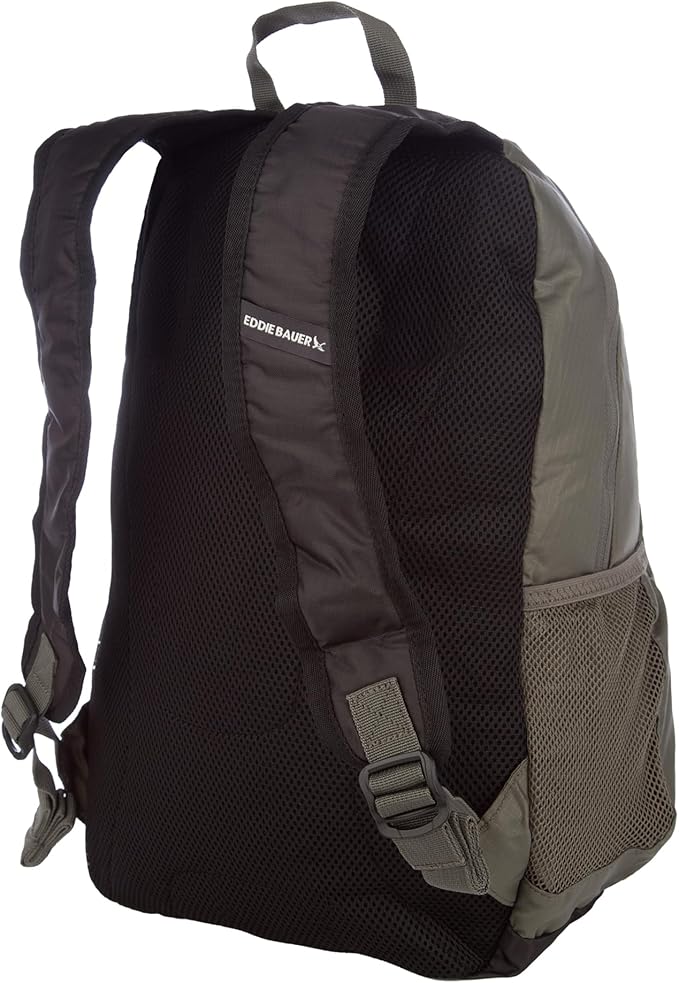 Eddie Bauer Stowaway Packable Backpack | Travel | Outdoor | Lightweight | Foldable | Durable | Ripstop Polyester | 30L - Spruce Green