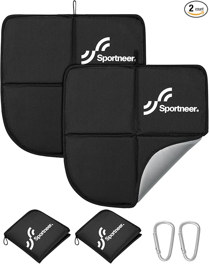 Sportneer Sitting Pad: Lightweight Waterproof Folding Seat Pad for Backpacking, 15.75'' x 15.75'' Portable Camping Seat Mat for Hiking, Picnics Beach & Outdoor Use, 0.13lbs
