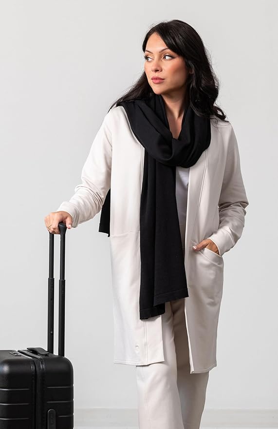 zestt Dreamsoft Travel Scarf, Wrap and Shawl for Women, Organic Cotton