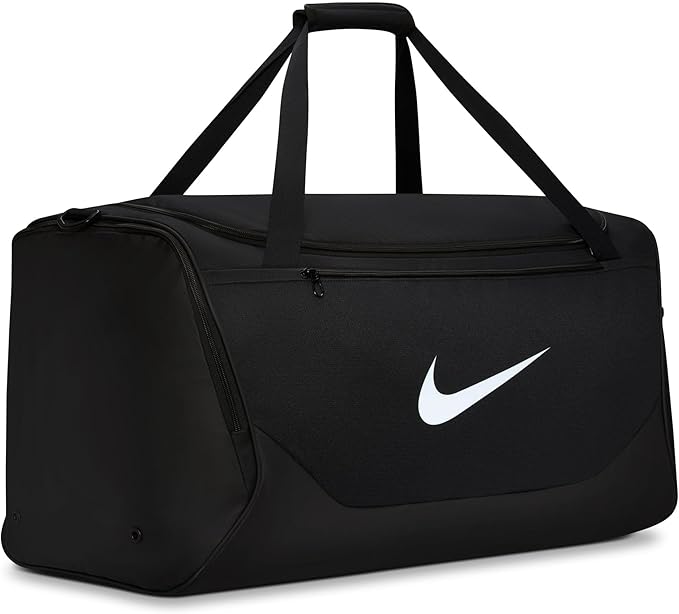 Nike Brasilia Duffel Bag (Large), Black/Black/White, MISC
