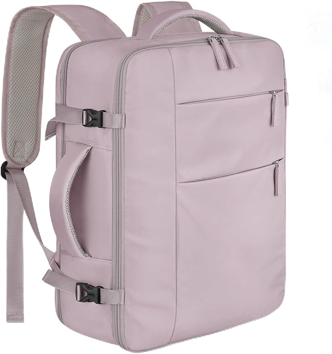 Capolo Travel Backpack for Women Men Waterproof Laptop Backpack Airlines Approved Carry On Backpack Bag Computer Bookbag for Business, Work, Traveling Fits 17 Inch Laptop(Dark Purple)
