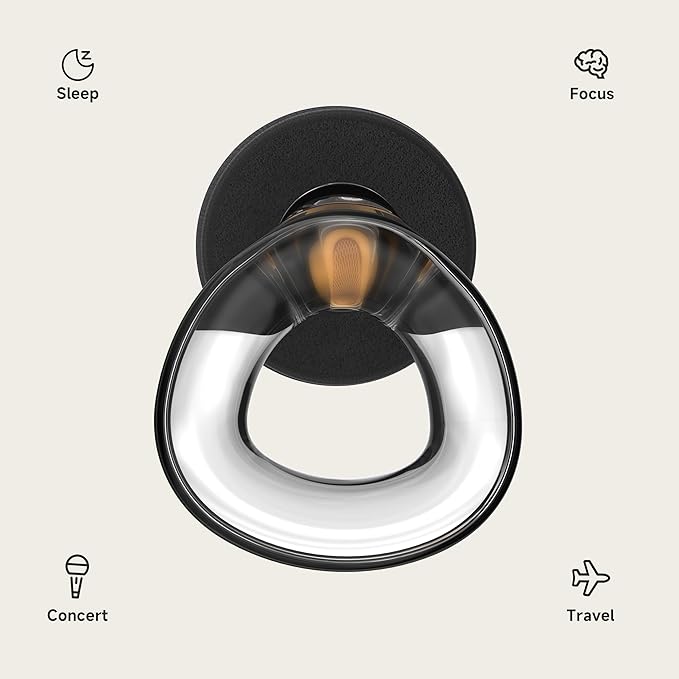 Concert Ear Plugs, 𝟐𝟎𝟐𝟔 𝐔𝐩𝐠𝐫𝐚𝐝𝐞 High Fidelity Hearing Protection for Rave、Festival、Musicians、Travel, Comfortable Silicone EarPlugs for Concerts、Work,30 dB Noise Reduction Gifts for Everyone