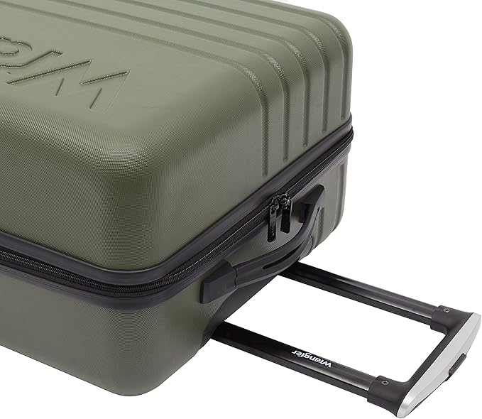 Wrangler Quest Luggage Set, Olive Green, 3 Piece Set (30"/26"/22")