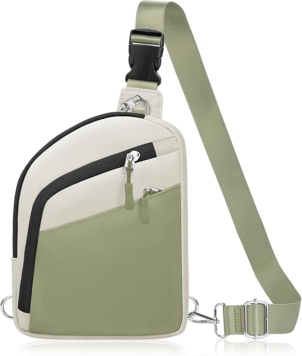 TOPEAST Anti Theft Crossbody Bags for Women Men, Small Sling Crossbody Bag Travel Purse Shoulder Wallet with RFID Blocking