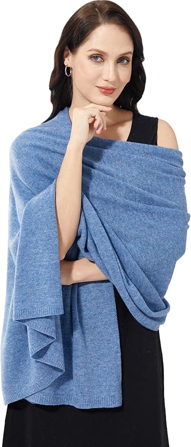 Soft Cashmere Blend Wrap Chic Scarf Stole for Women Wayfarer Travel Extra Large 87"x28"