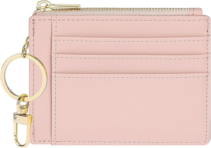 Sodsay Card Case Slim Front Pocket Wallet for Women Credit Card Holder with Keychain | Slim, Front Pocket, Credit Card Holder, with Keychain