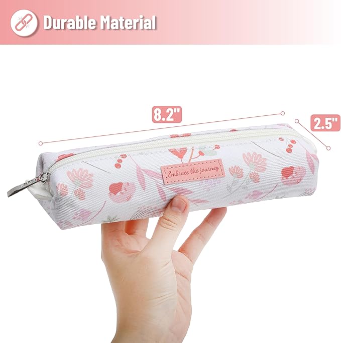 Mr. Pen- Cute Pencil Case Pouch, Spring Design, Multipurpose Canvas Bible Pencil Pouch