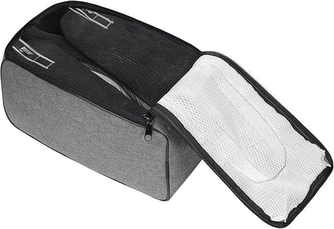 Shoe Bag Waterproof Sports Golf Boot Bag | Odor-Resistant Gym Kit Organiser Storage | Hiking Travel Dust-Proof Storage Bag for Wellington, Cowboy, Football, Rugby, Cricket Shoe (Gray)