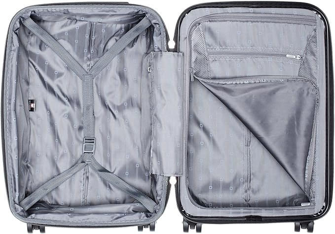 DELSEY PARIS Helium Aero Hardside Expandable Luggage with Spinner Wheels, Blue Cobalt, Carry-On Plus 21 Inch