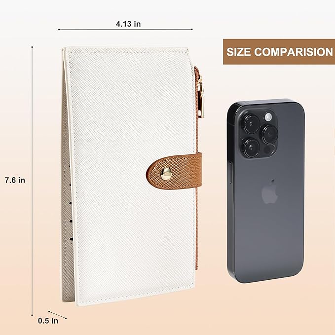 Travelambo RFID Wallet Women Bifold Multi Card Wallet Case with Zipper Pocke Credit Card Holder for Women