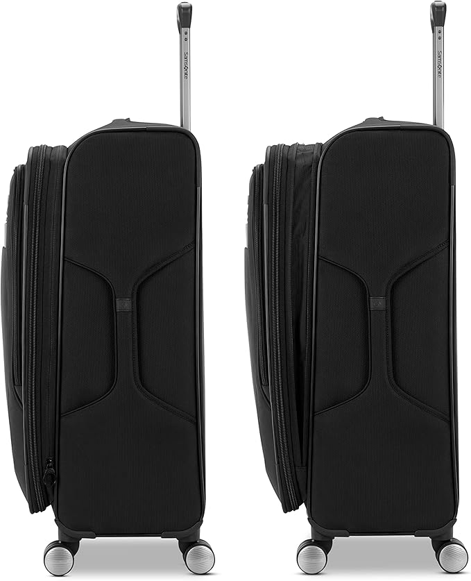 Samsonite Ascella 3.0 Softside Expandable Luggage with Spinner Wheels, CO EXP Spinner, Black